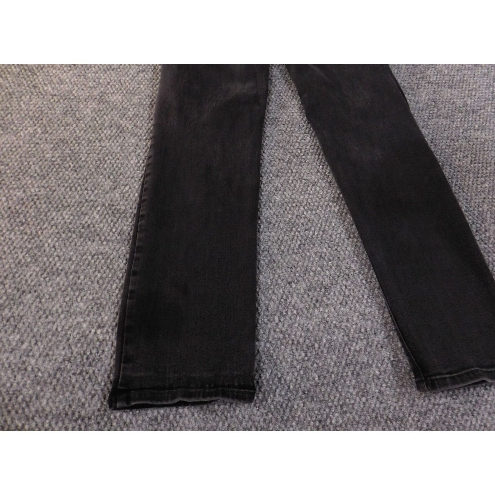 Vintage Chico's Jeans Black Denim Straight Slimming 0.5 Women Regular 26 in Inseam 29 in Zip - Slim Rise Size 25" / US 0 / IT 36 - 5 Thumbnail