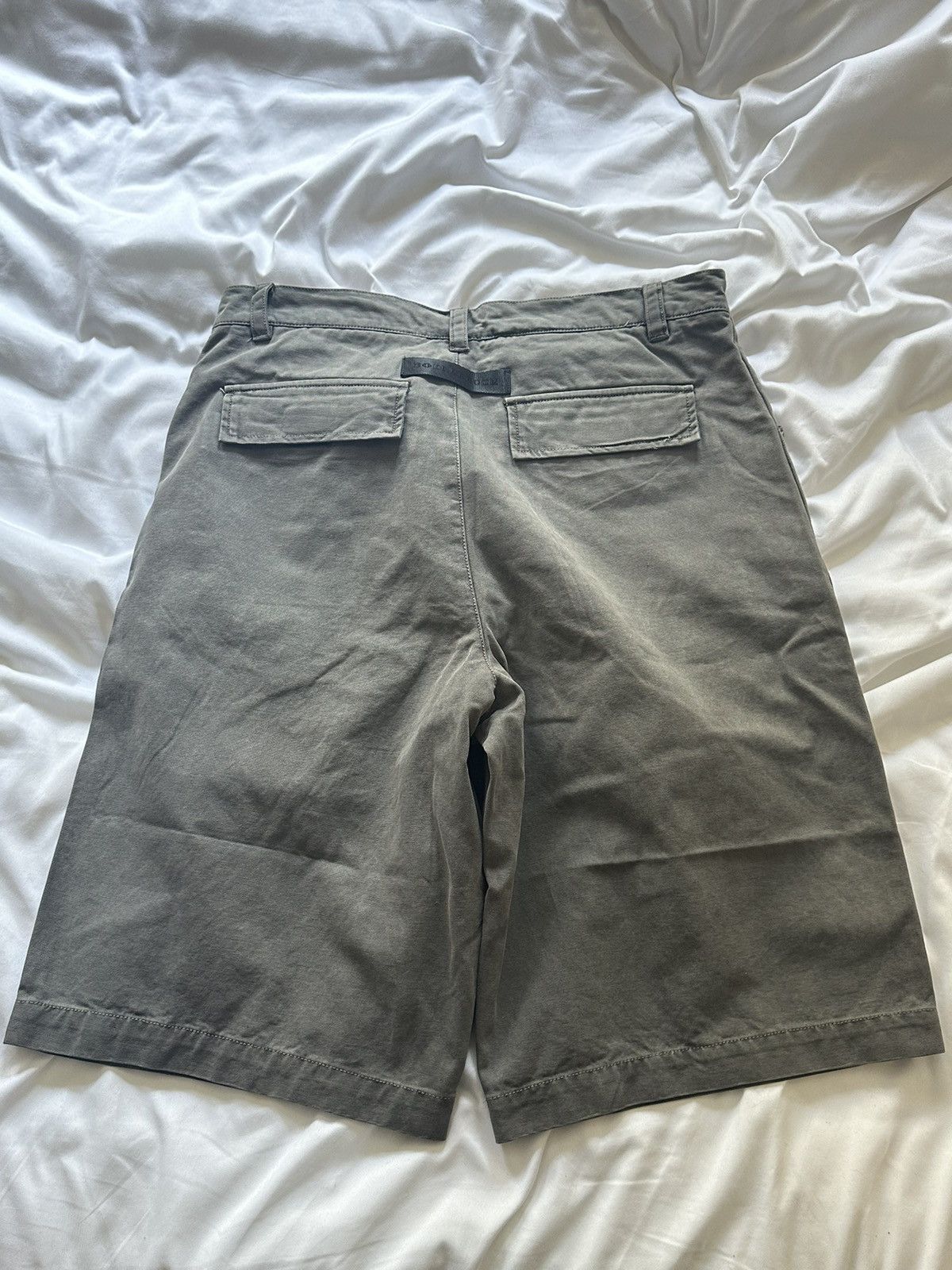 Boiler Room Boiler Room Heavy Canvas Olive Shorts Size US 32 / EU 48 - 2 Thumbnail