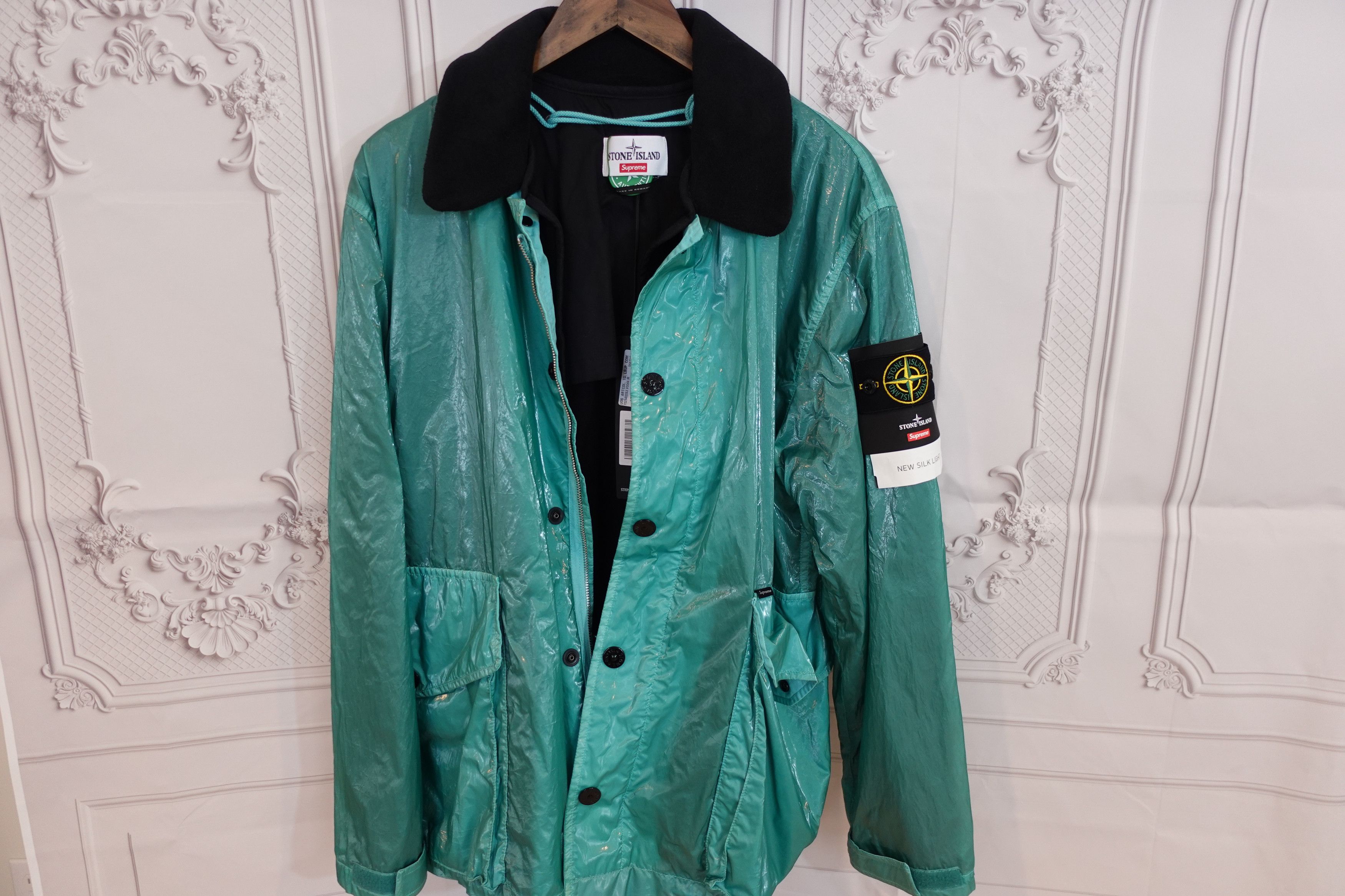Stone Island × Supreme Supreme Stone Island New Silk Light Jacket Size US M / EU 48-50 / 2 - 4 Thumbnail