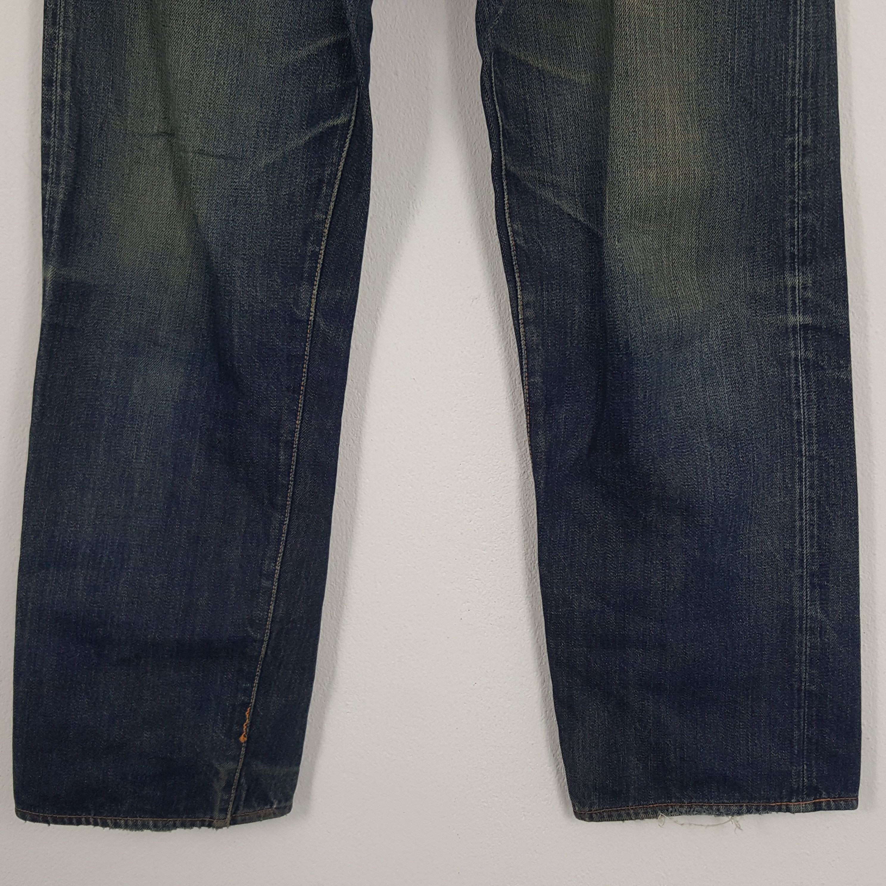 Evisu × Japanese Brand × Vintage Vintage Evisu Yamane Selvedge Custom Diacock Denim Jeans Size US 29 - 6 Thumbnail