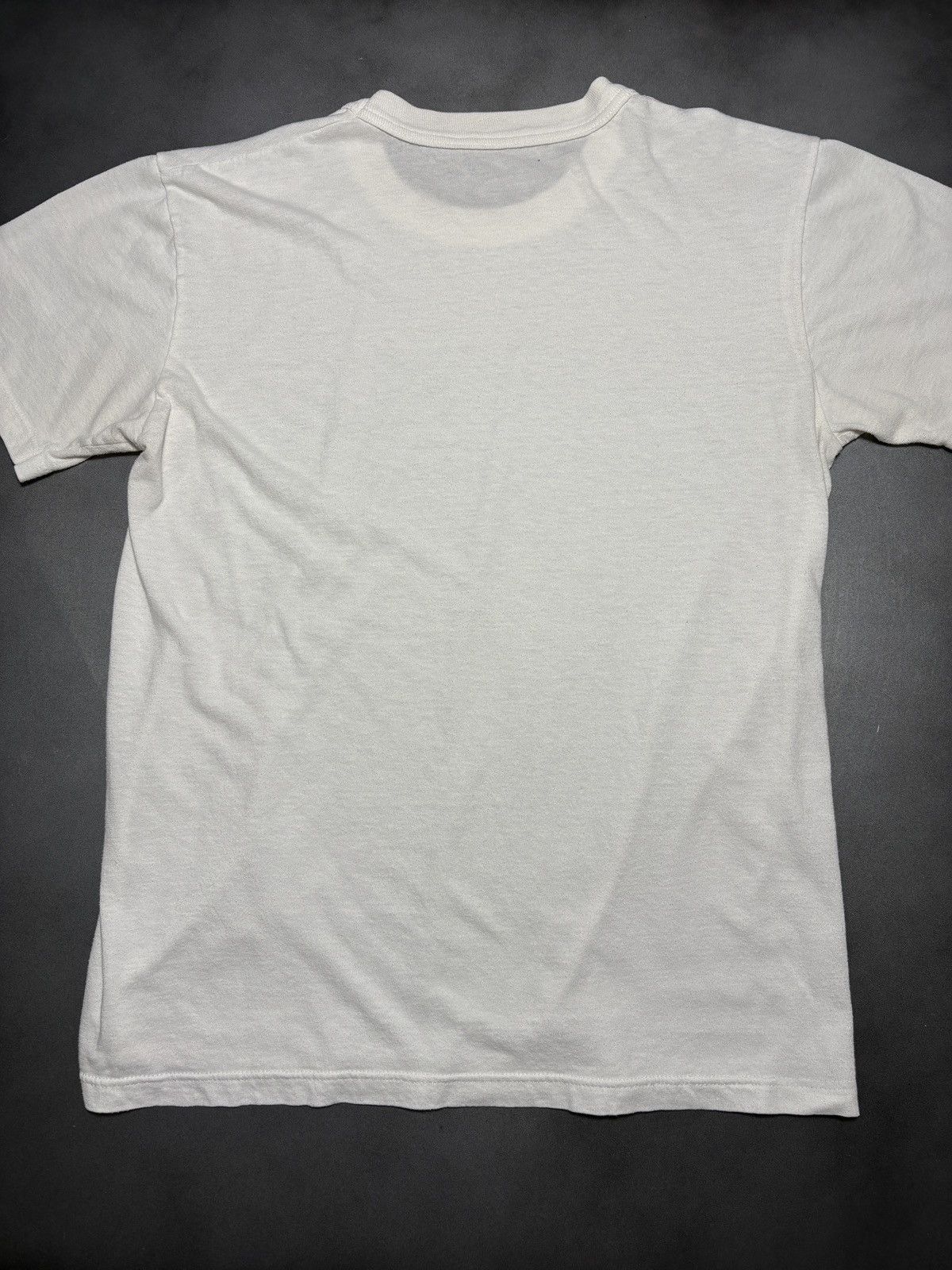 Vintage Vintage Blank Tee White T-Shirt 1970s 1980s Tubular Base Lay Size US S / EU 44-46 / 1 - 7 Thumbnail