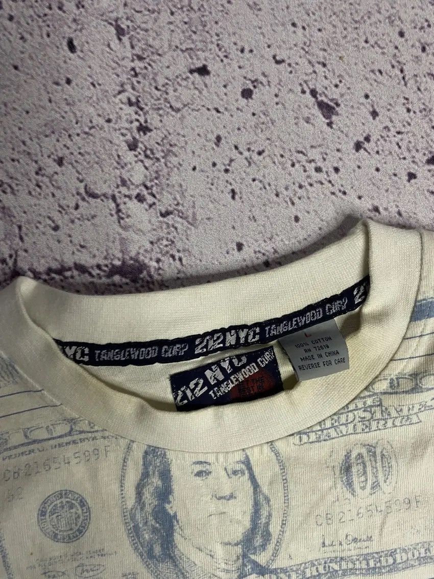 Vintage 💸Men’s Vintage T-Shirt Over Print Dollars 212 NYC Tee💸 Size US L / EU 52-54 / 3 - 2 Thumbnail