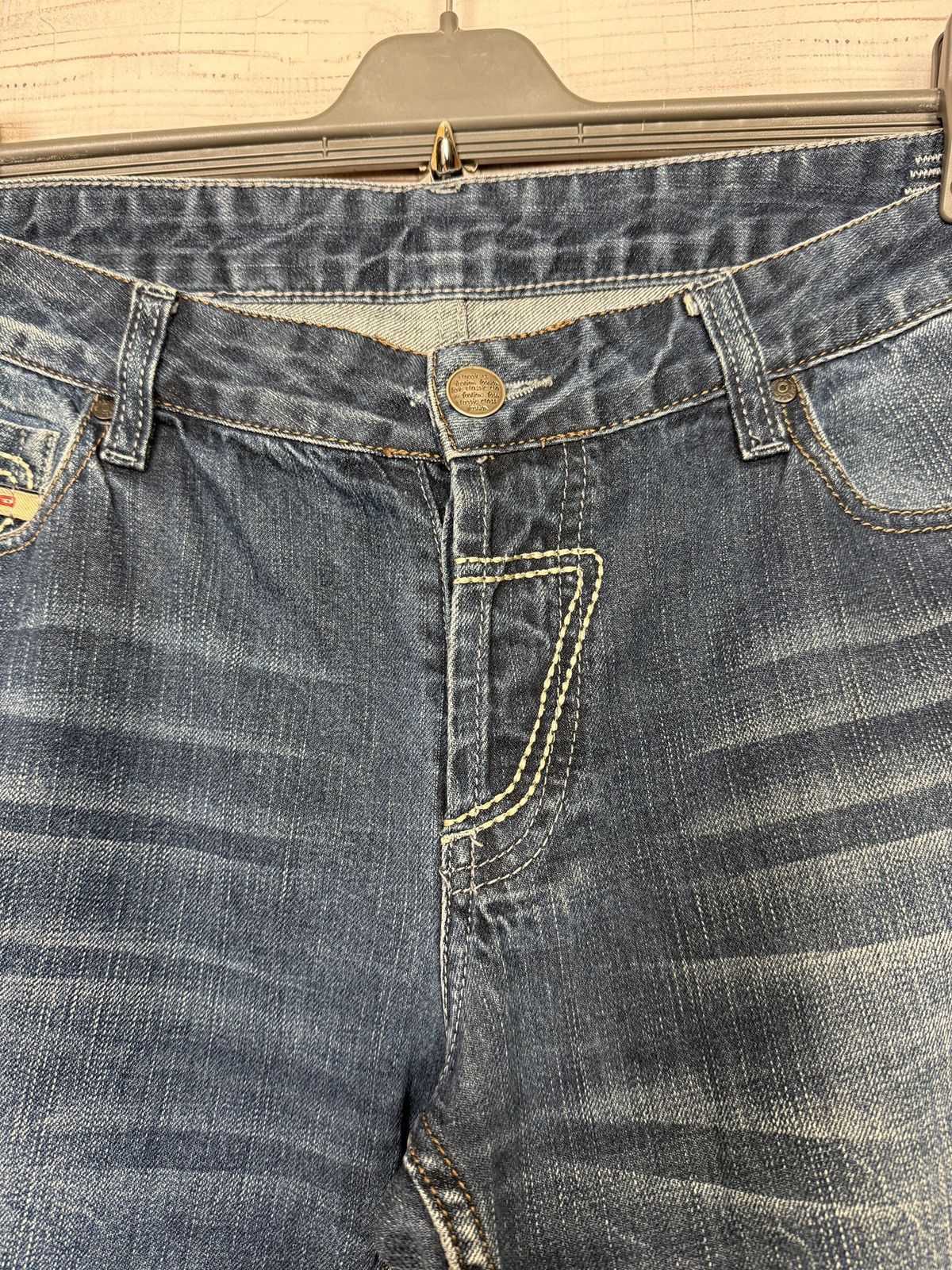 Diesel Vintage Diesel Jeans Big Logo Denim Pants Japanese Size US 34 / EU 50 - 6 Thumbnail