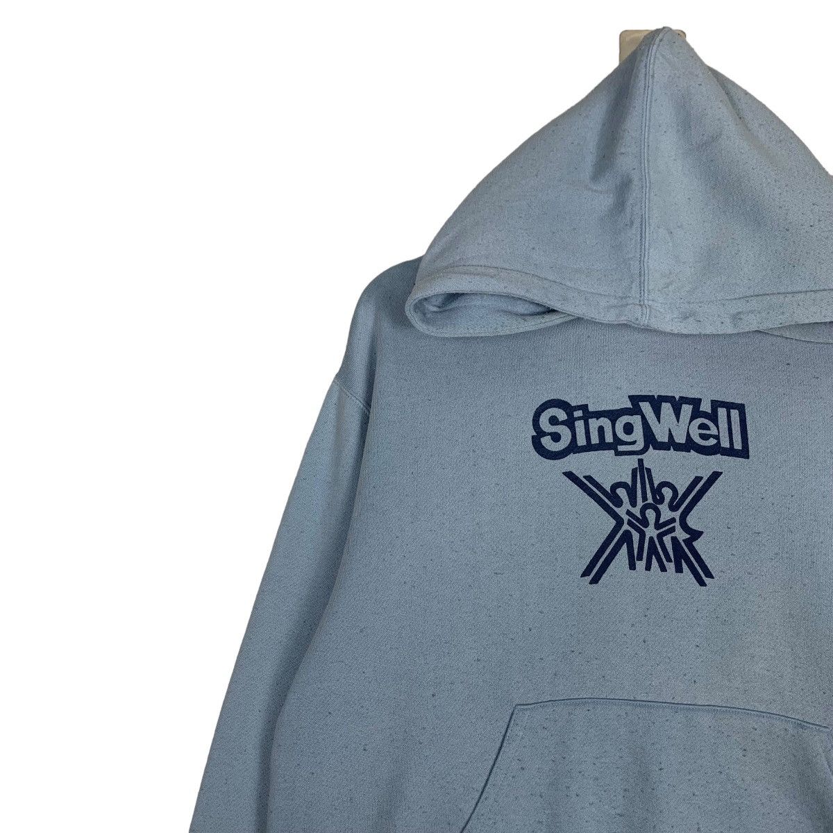 Vintage FREEDE-LIVERY Sing Well Logo Pullover Hoodies #0771-C35 Size US M / EU 48-50 / 2 - 7 Thumbnail