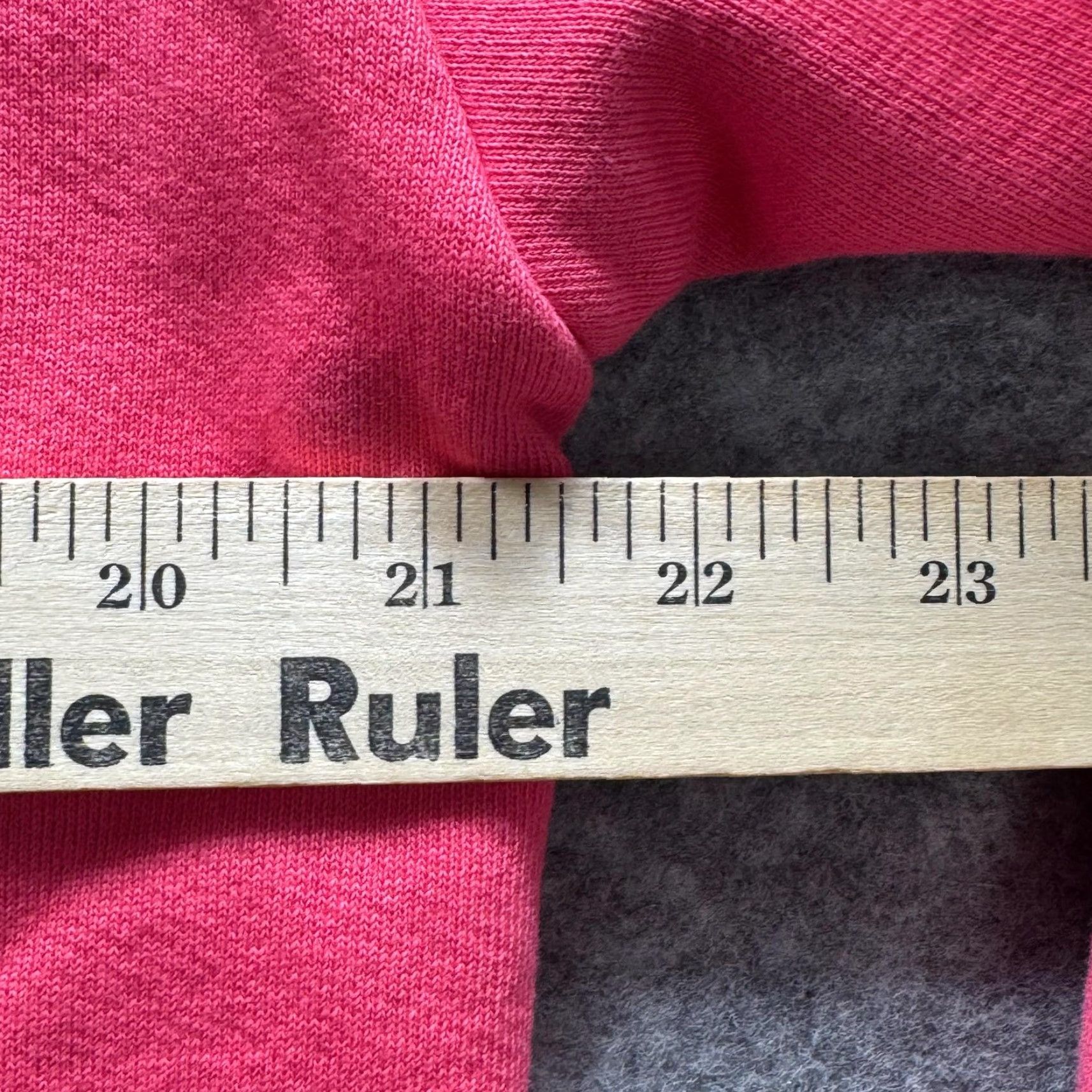 Vintage Raquel Allegra Sweater Cardigan Womens XS0 Pink Terry V-Neck Pockets Relaxed Fit Size XS / US 0-2 / IT 36-38 - 7 Thumbnail