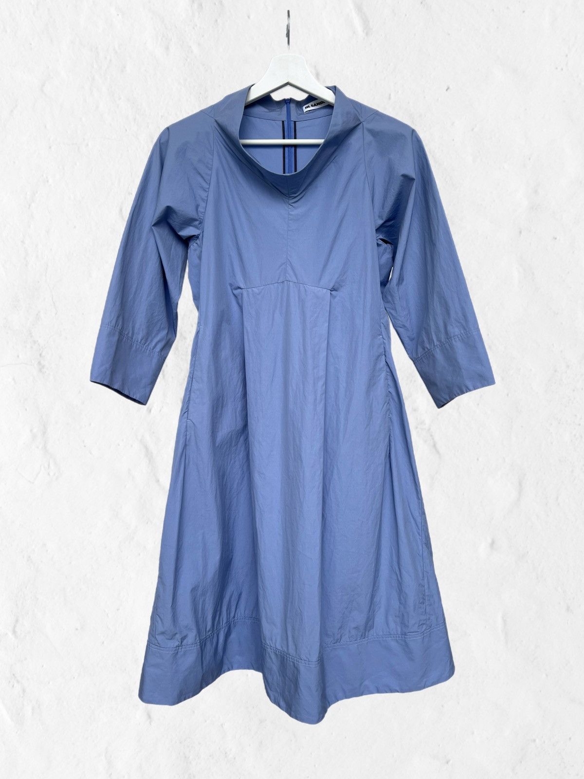 Jil Sander lavender blue dress S 36 sukienka designer luxury