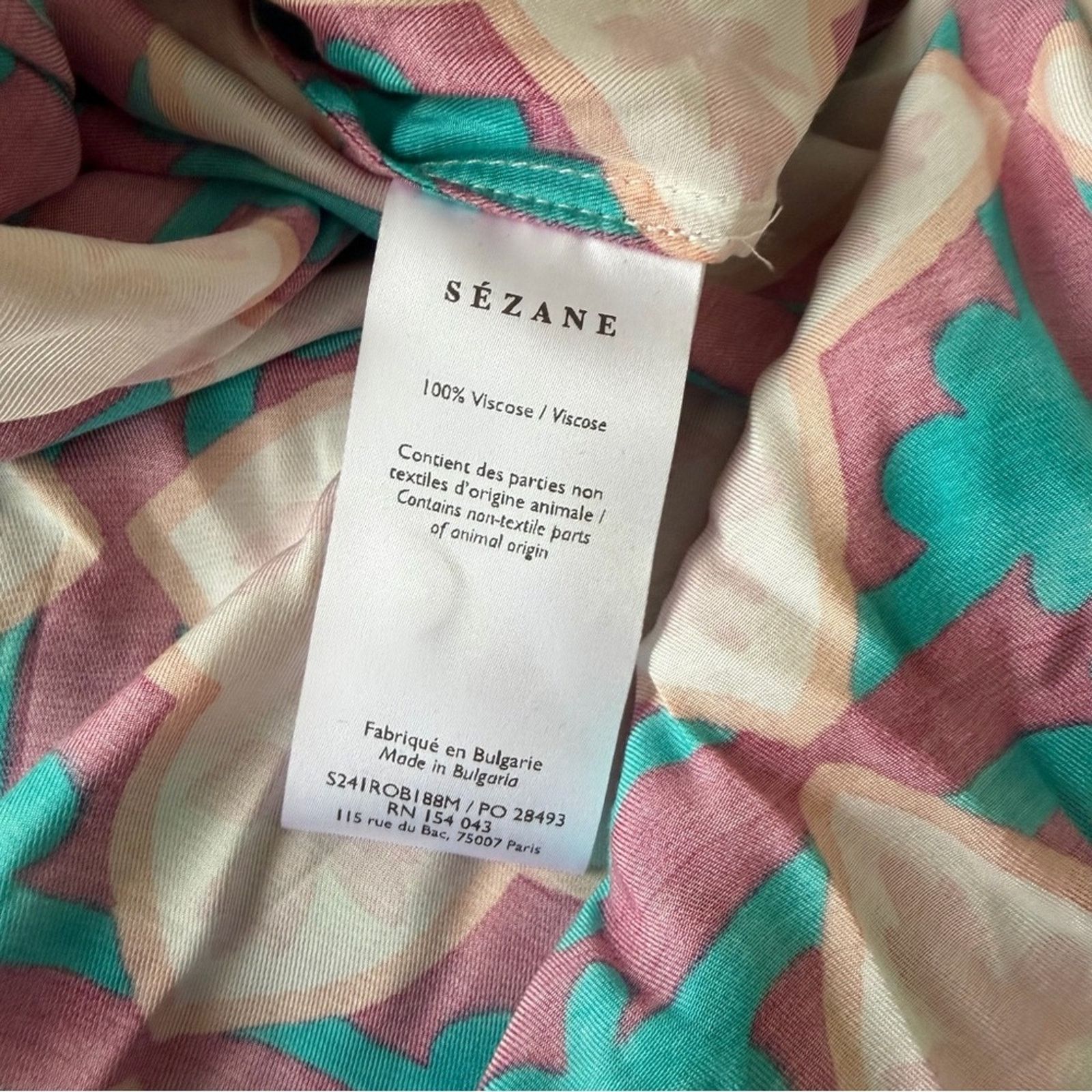 Sezane Sezane “Dora” Floral Tile Print Dress Size M / US 6-8 / IT 42-44 - 8 Thumbnail