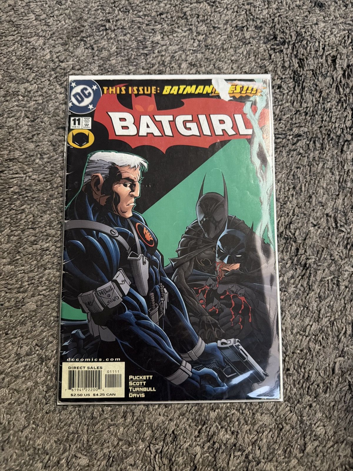 DC Comics 2001 DC Comics Batgirl #11 Comic Book Size ONE SIZE - 1 Thumbnail