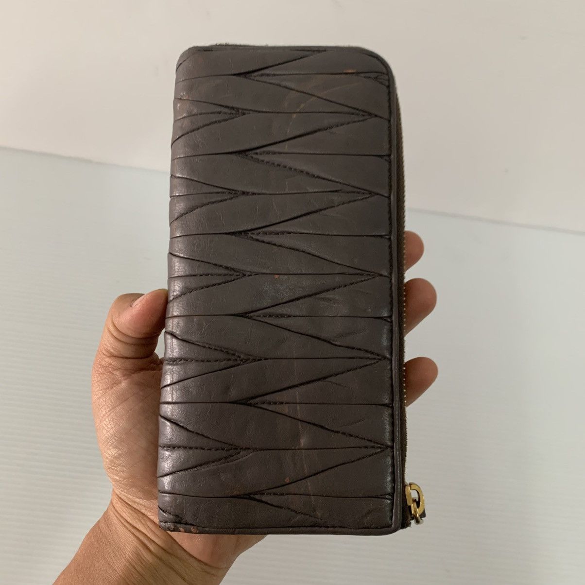 Miu Miu Miu Miu Leather Long Wallet Size ONE SIZE - 3 Thumbnail