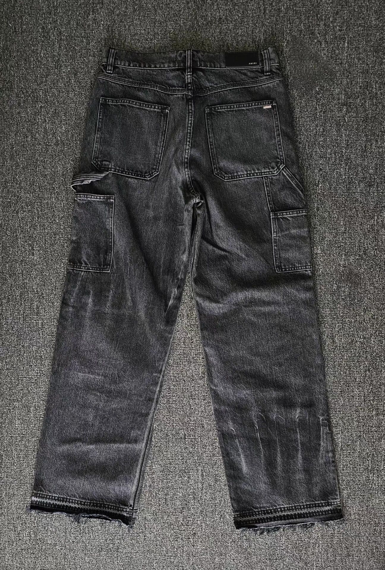 Amiri Amiri Wide-Leg Cargo Jeans Size US 32 / EU 48 - 3 Thumbnail