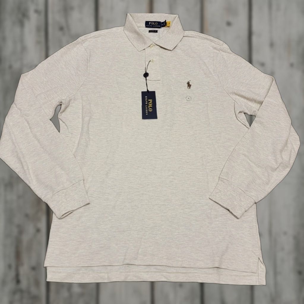 Polo Ralph Lauren Polo Ralph Lauren Polo Shirt Classic Fit Soft Cotton M Grey HTR Mens Regular Long Sleeve Button-Up Casual Gray Slub Collared 885139265380 Size US M / EU 48-50 / 2 - 1 Thumbnail