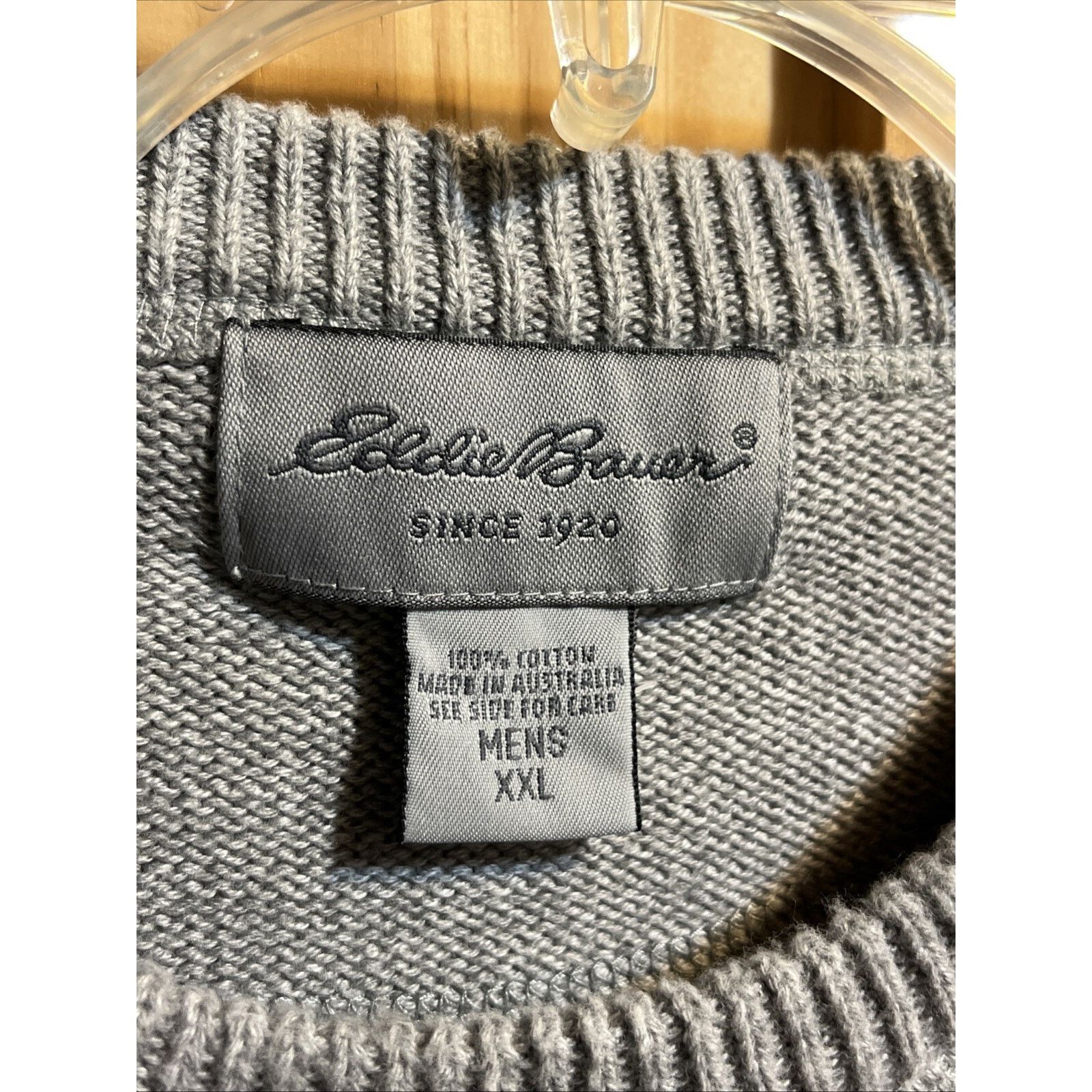 Eddie Bauer Eddie Bauer Sweater Mens XXL Gray Long Sleeve Cotton Sweater Size US XXL / EU 58 / 5 - 4 Thumbnail