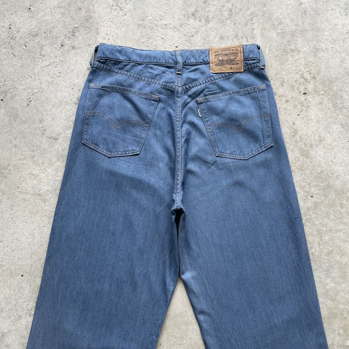 Levi's Vintage Levi’s 529 Soft Denim Baggy Pants W32x31 Size US 32 / EU 48 - 12 Thumbnail