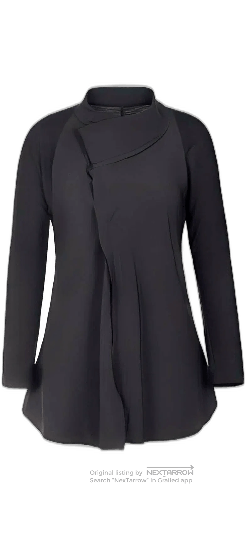 Yohji Yamamoto Yohji Yamamoto Y's Black Long Sleeve Shirt Size US XS / EU 42 / 0 - 1 Thumbnail