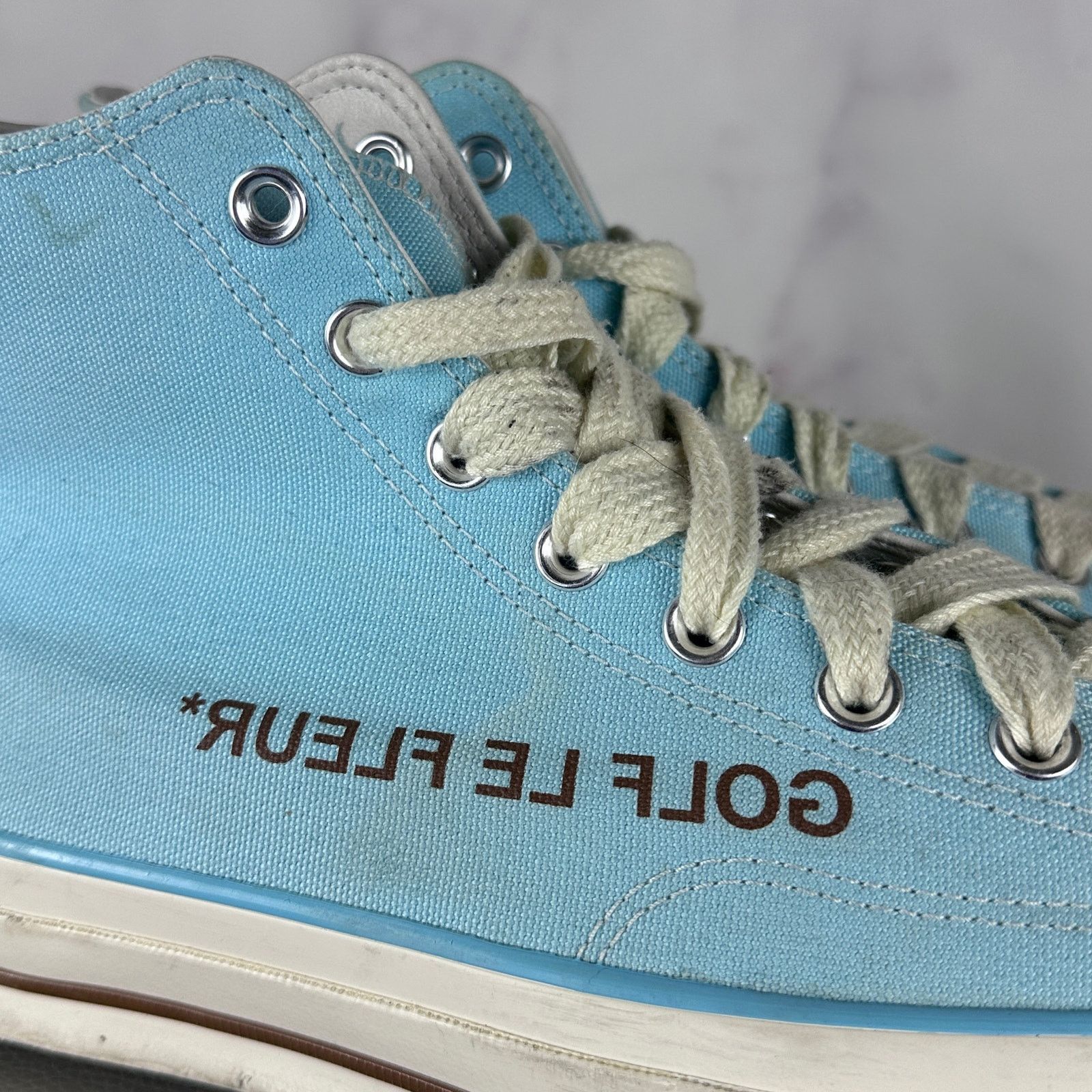 Converse × Golf le Fleur Golf le Fleur Chuck 70 High Gulf Stream Blue Size US 10 / EU 43 - 8 Thumbnail