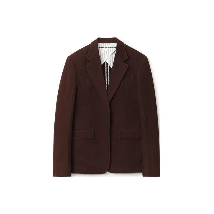 Alexander Wang Alexander Wang Solid Color Blazer Jacket 0079 Size S / US 4 / IT 40 - 1 Thumbnail