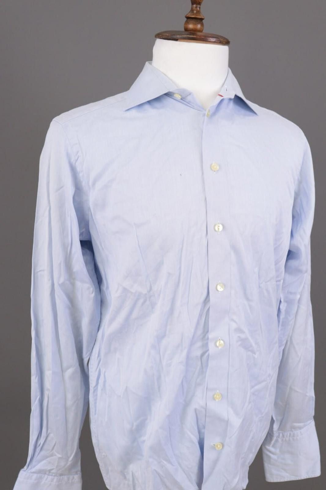 Eton Eton Contemporary Blue Button Up Shirt Size 41 /16 Size US M / EU 48-50 / 2 - 7 Thumbnail