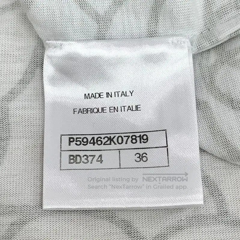 Chanel Chanel White Cotton T-shirt with Floral Print . Size XS / US 0-2 / IT 36-38 - 6 Thumbnail