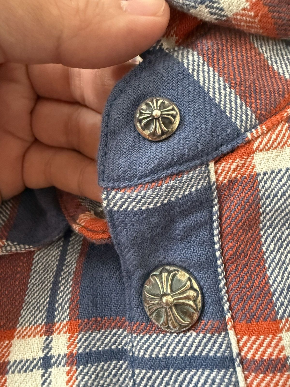 Chrome Hearts Chrome hearts flanel button shirt Size US M / EU 48-50 / 2 - 5 Thumbnail