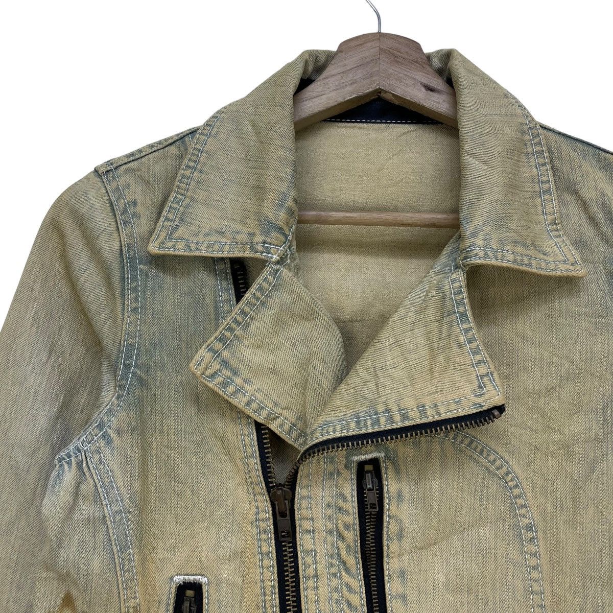 Vintage Japanese Brand Denim Jacket Womanhood Balance Size M / US 6-8 / IT 42-44 - 3 Thumbnail