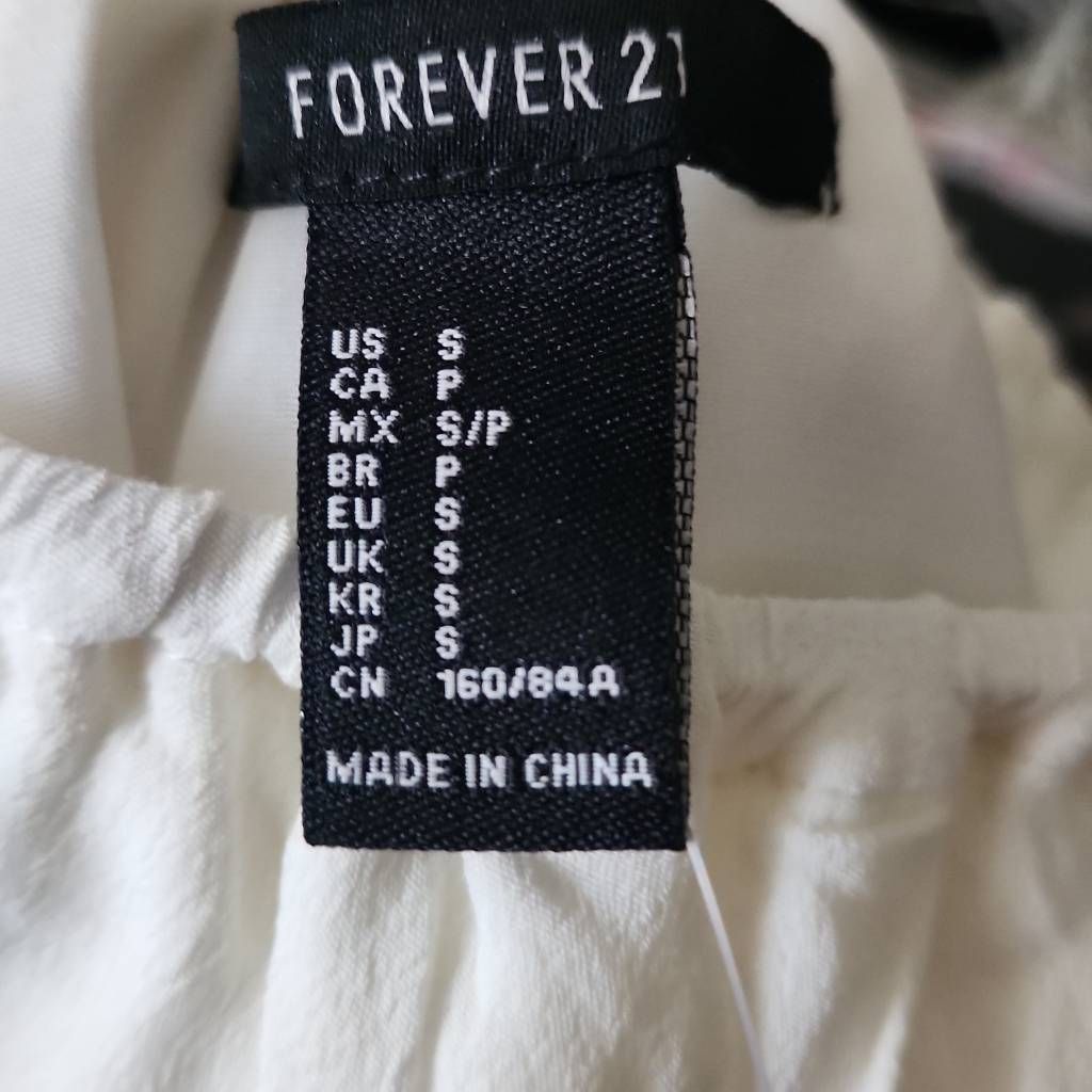 Forever 21 Forever 21 Ladies Sise Small Cream Neon Tassel Off Shoulder Size S / US 4 / IT 40 - 5 Thumbnail