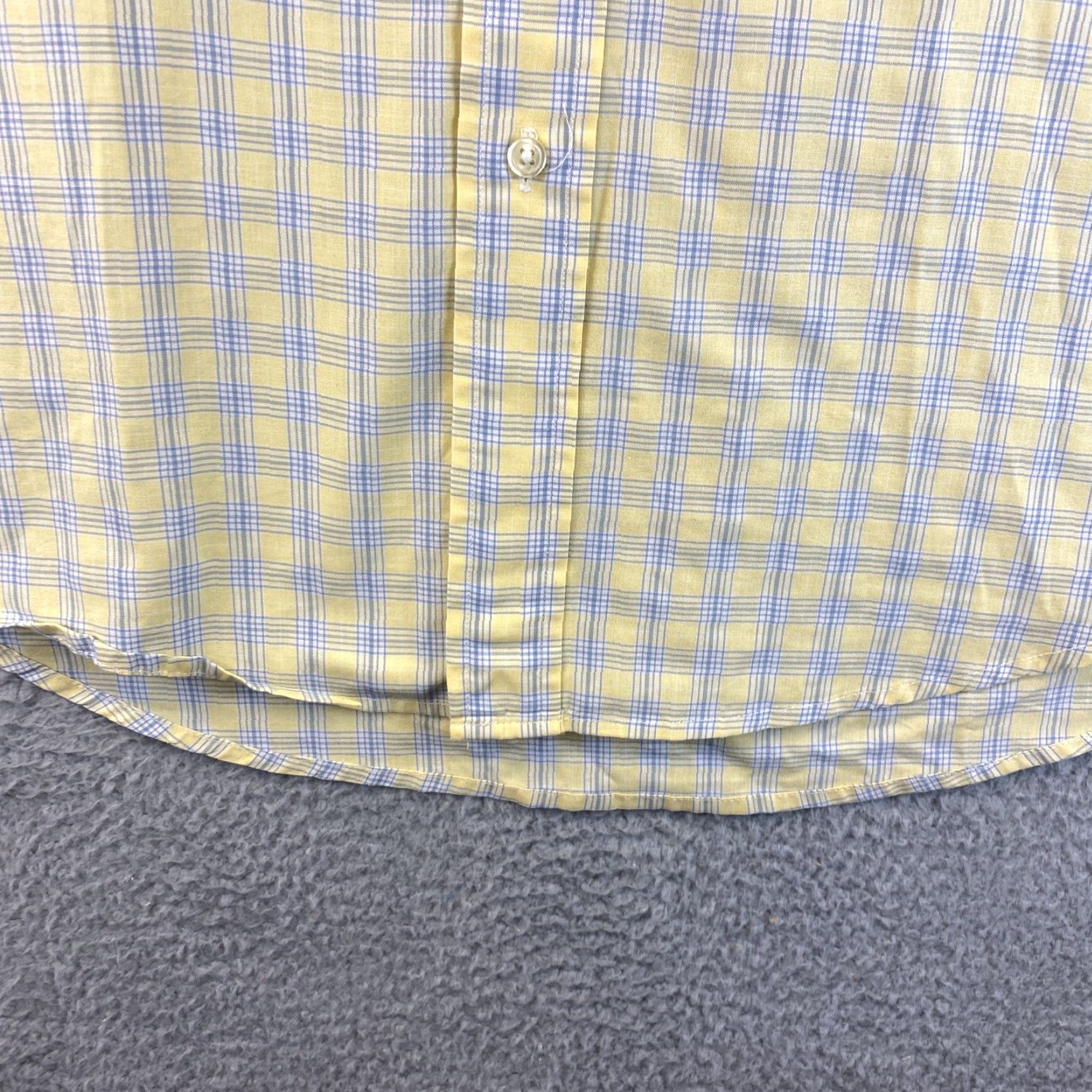 Tommy Hilfiger Tommy Hilfiger yellow Dress Shirt Top Short Sleeve Cotton XL 46-37 Regular Dress Shirt Classic Fit Men / 100% Cotton / Pocket Button Size US XL / EU 56 / 4 - 7 Thumbnail