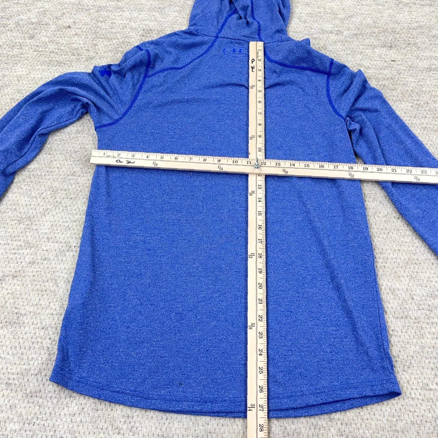 Under Armour Under Armour Shirt Men Medium Blue HeatGear Running Golf Cross Training T-Shirt Hoodie Pullover Size US M / EU 48-50 / 2 - 6 Thumbnail