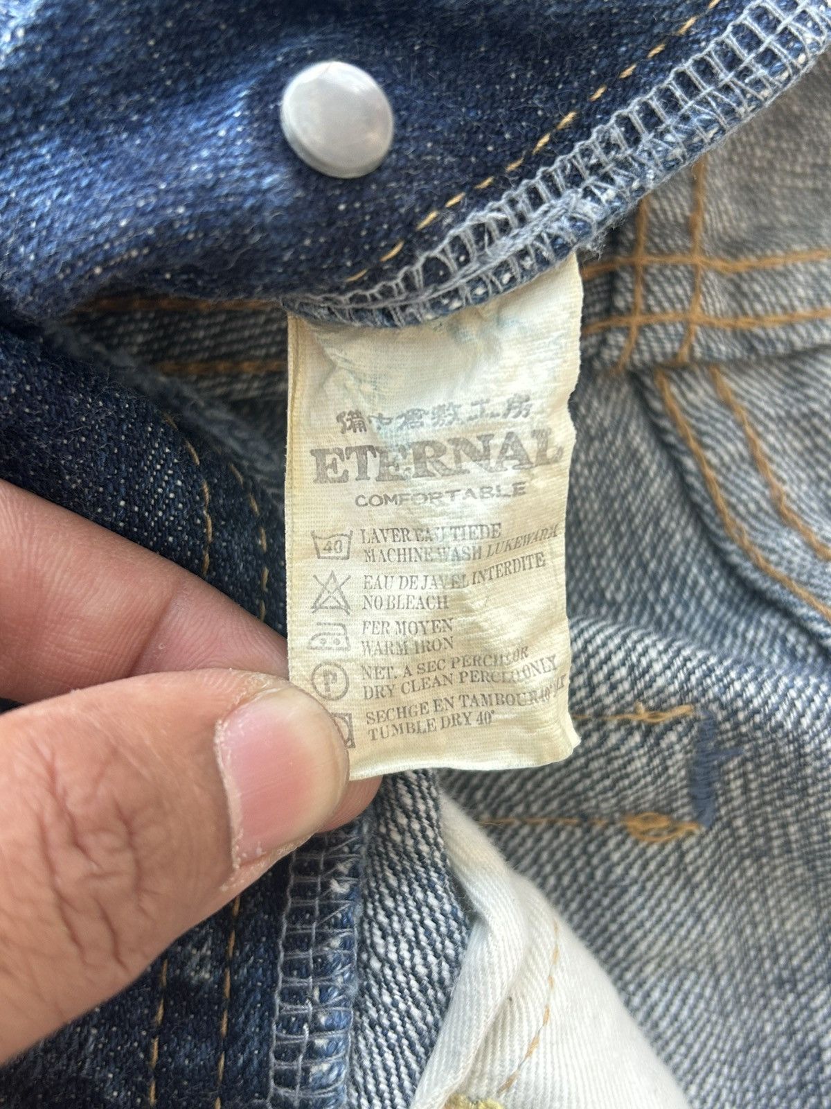 Eternal Eternal Japan Vintage Denim Distress Size US 32 / EU 48 - 15 Thumbnail
