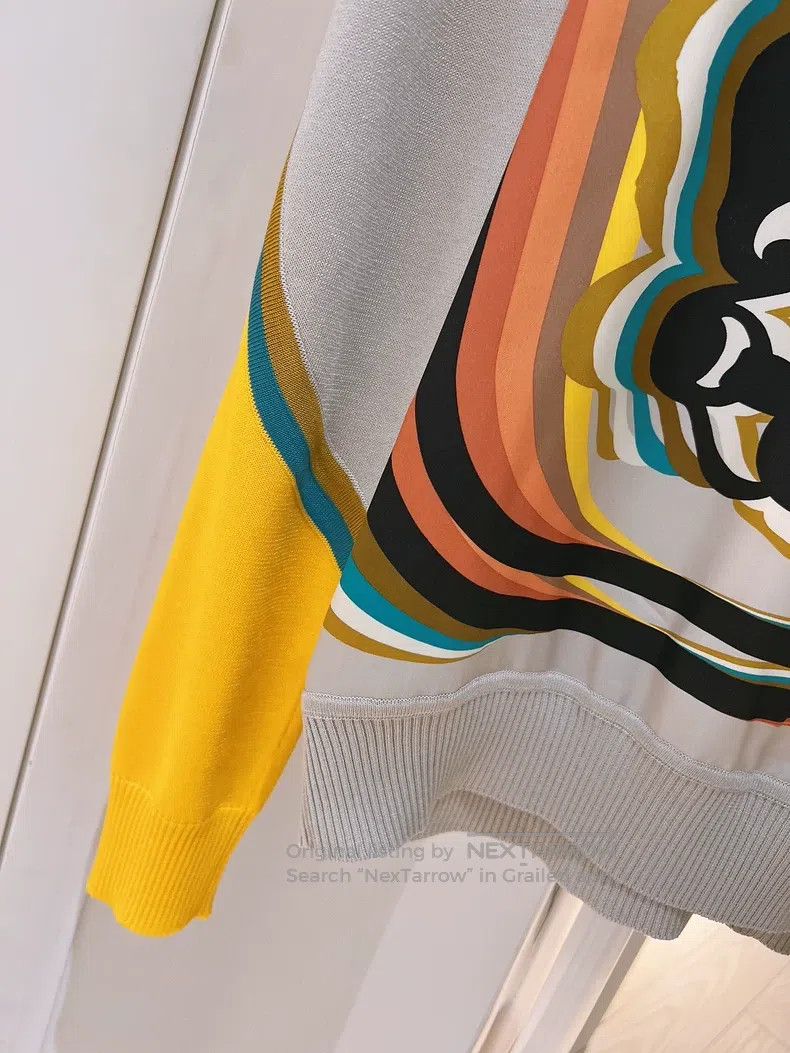 Other Hermes Silk Printed Knit Top Size XXS / US 00 / IT 34 - 4 Thumbnail
