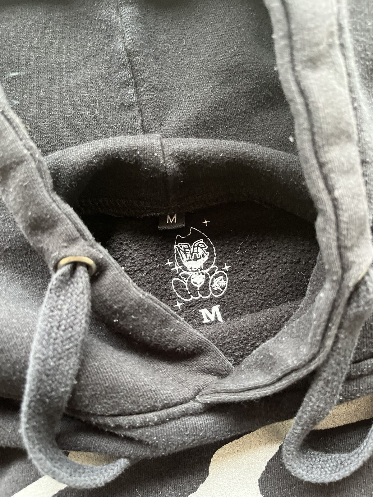 Drain Gang × Sad Boys Bladee Eversince Hoodie Black | M Size US M / EU 48-50 / 2 - 6 Thumbnail