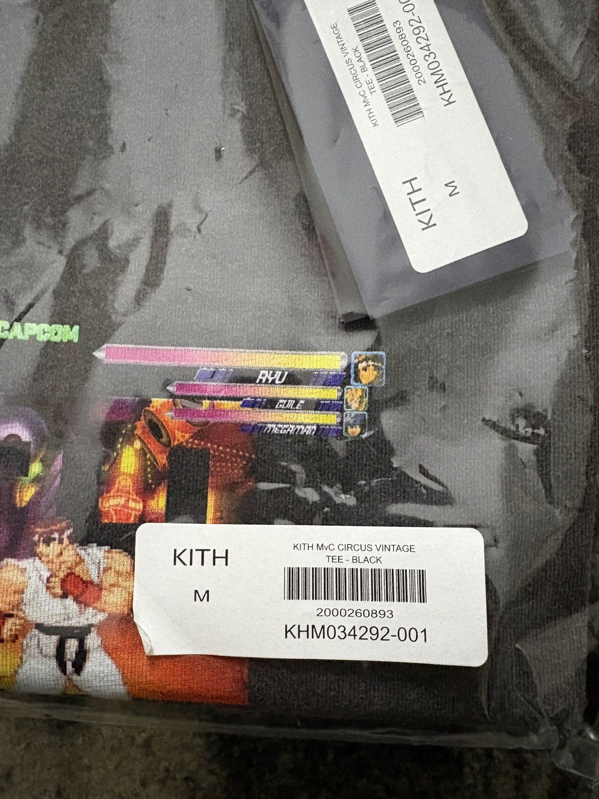 Kith × Marvel Comics KITH MvC CIRCUS VINTAGE TEE - BLACK Size US M / EU 48-50 / 2 - 5 Thumbnail