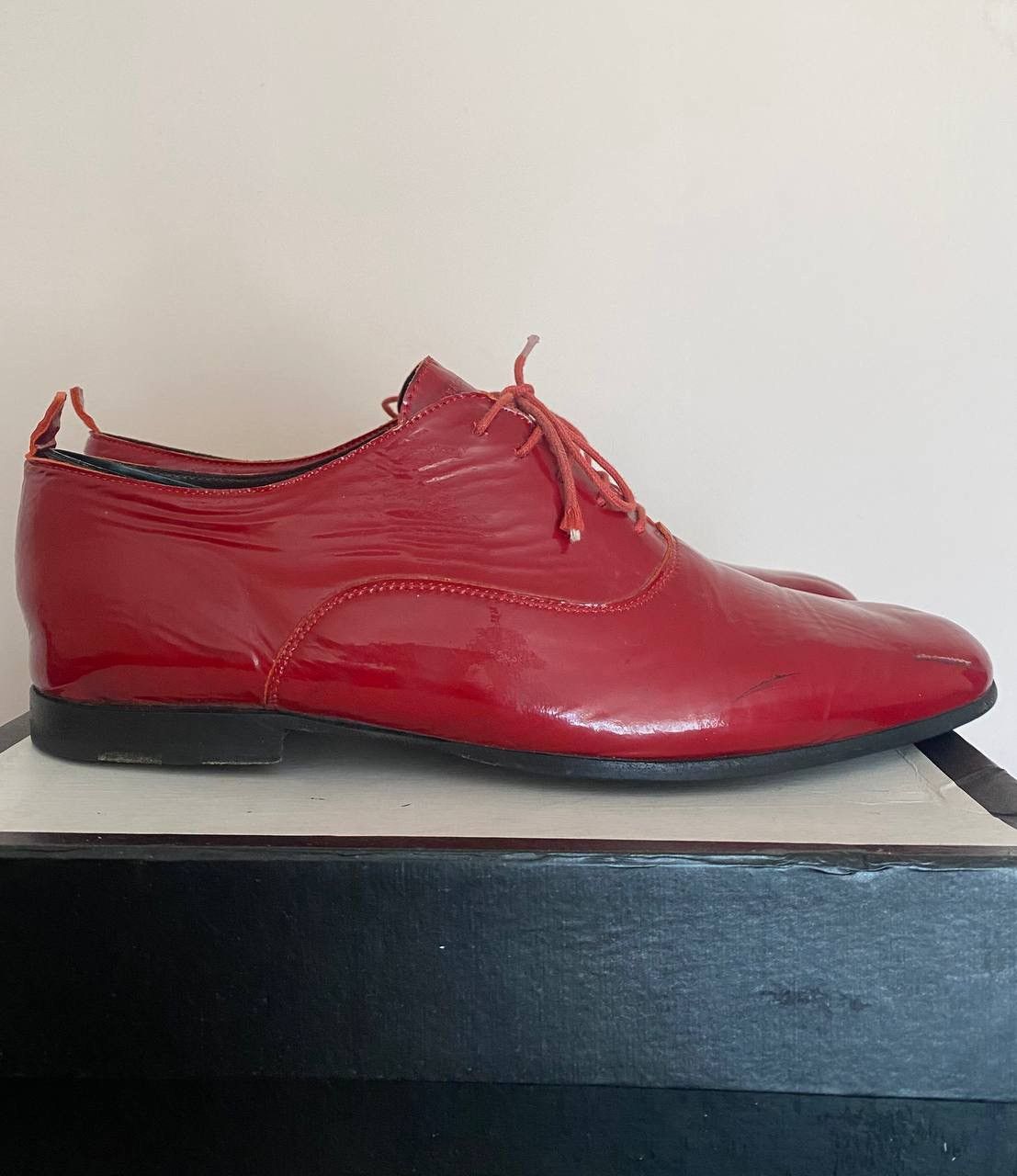 Heschung Heschung Patent Leather Cherry Red Size US 6 / EU 39 - 10 Thumbnail