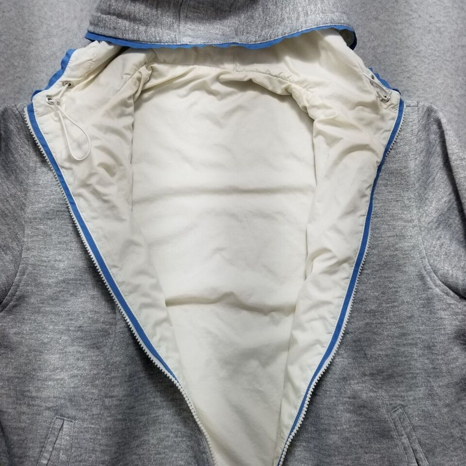 Other CS Jacket Womens Large Gray Ivory Reversible Hooded Pockets Size L / US 10 / IT 46 - 9 Thumbnail