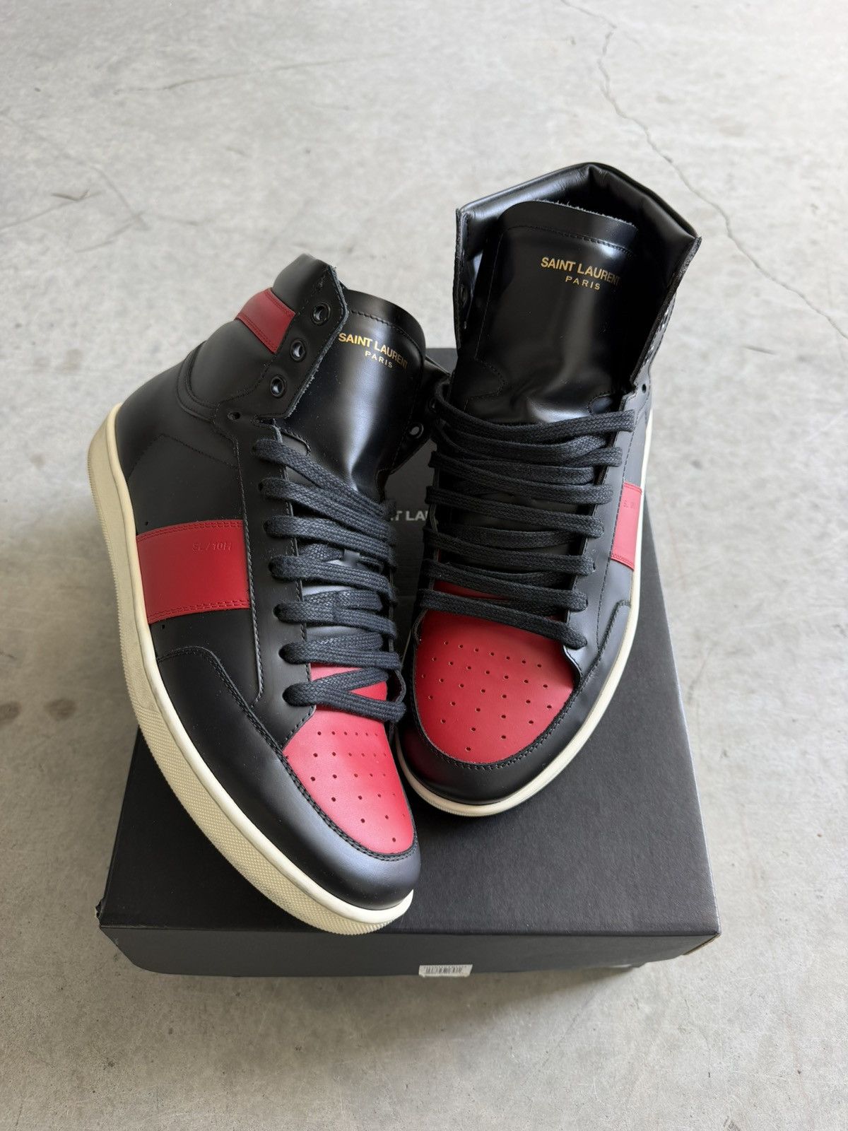 Saint Laurent Paris Saint Laurent SL/10H Suede Court Classic High