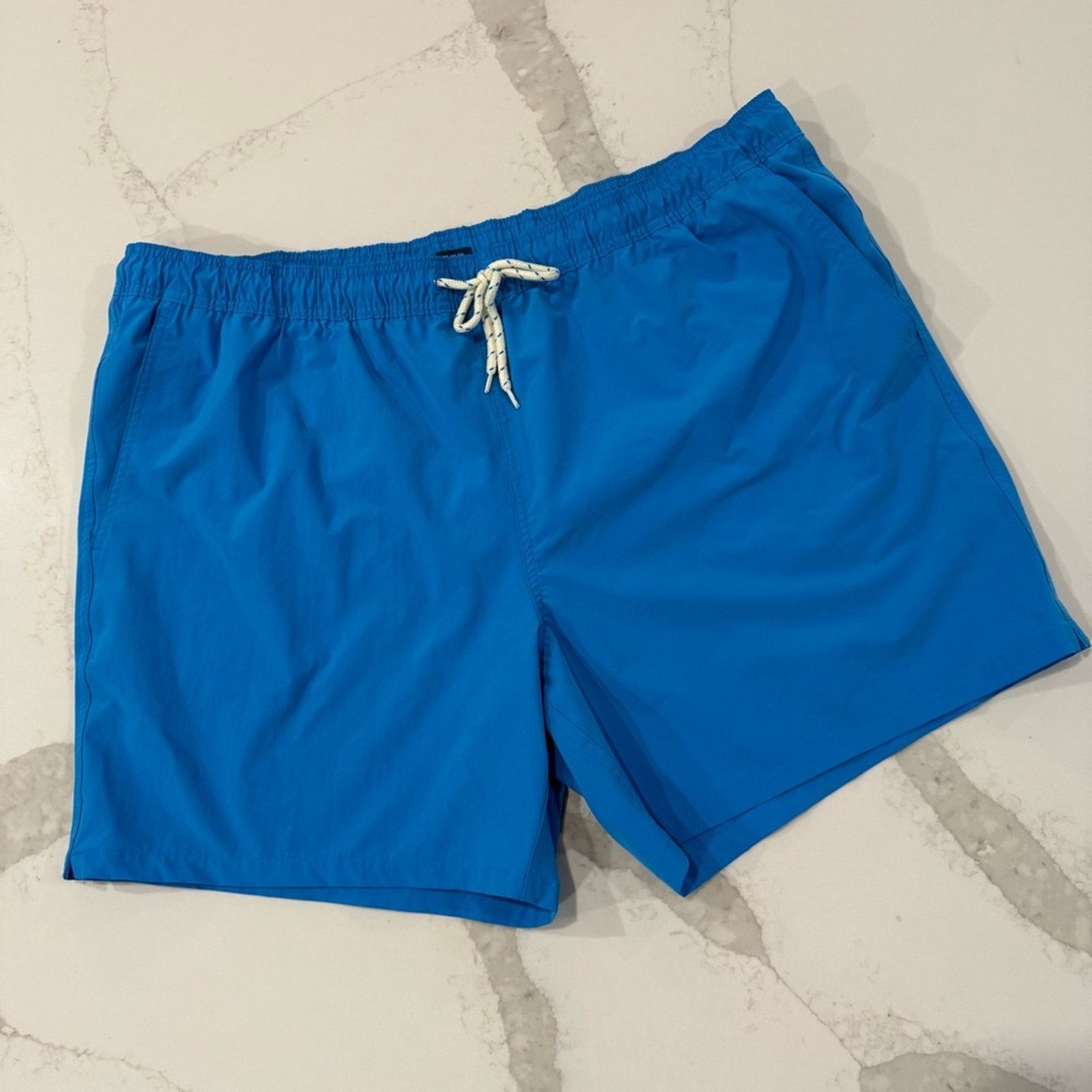 George George Drawstring Swim Trunks Men’s 3XL Vibrant Blue Size US 40 / EU 56 - 1 Thumbnail