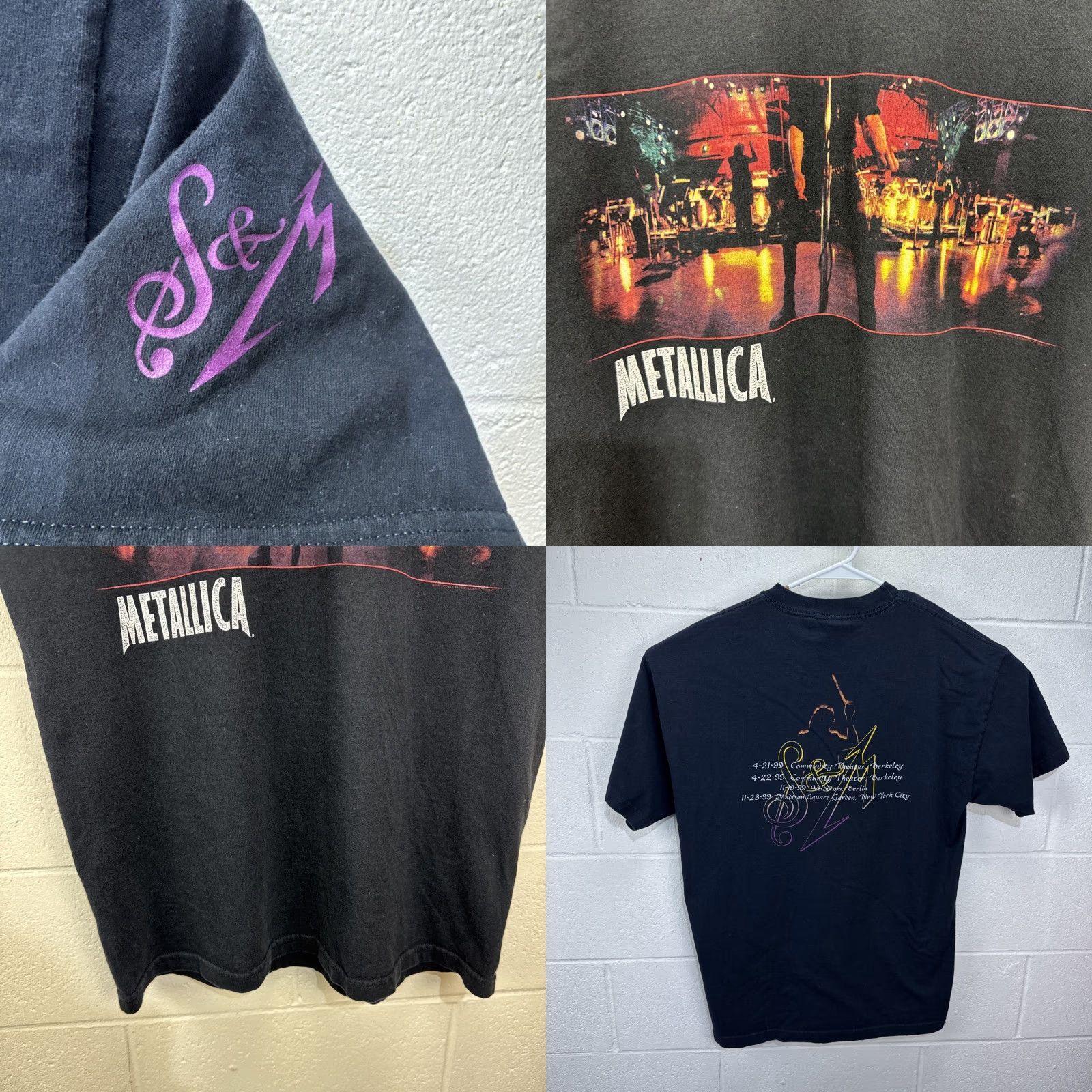 Vintage VINTAGE Metallica Band T-Shirt Size XL Men Short Sleeve Black 90s Rock Metal Concert Logo Size US XL / EU 56 / 4 - 8 Thumbnail