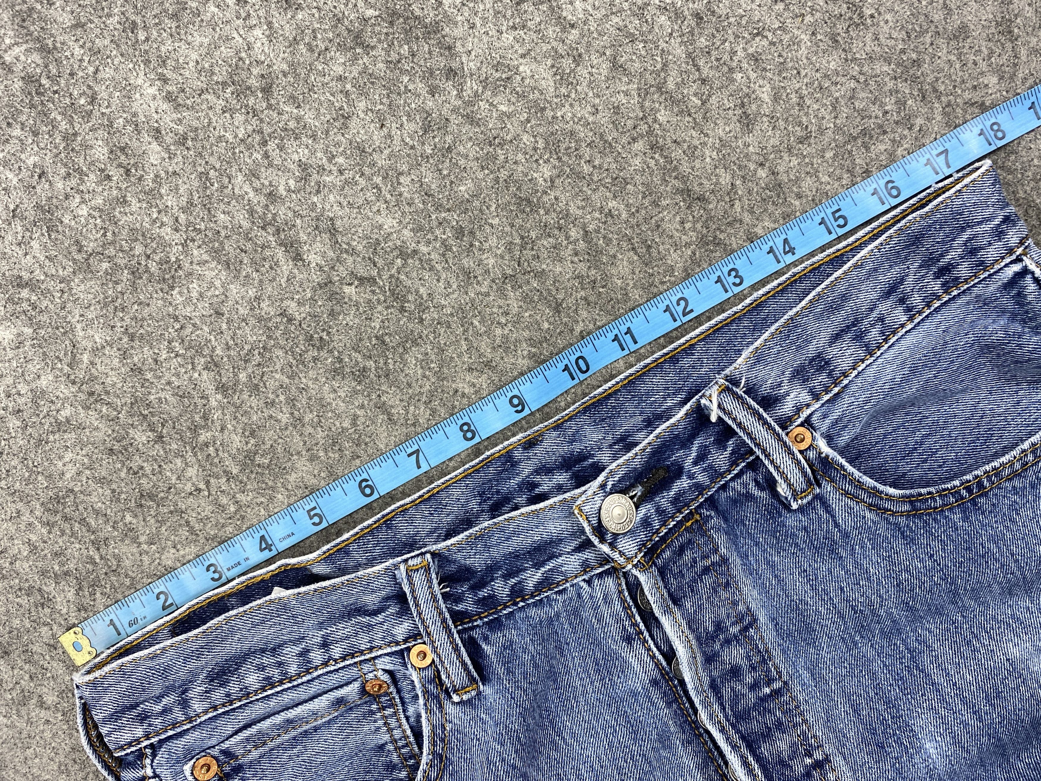Levi's Blue Vintage Levi's 501 Jeans 35x29 Denim -JN1561 Size US 35 - 5 Thumbnail