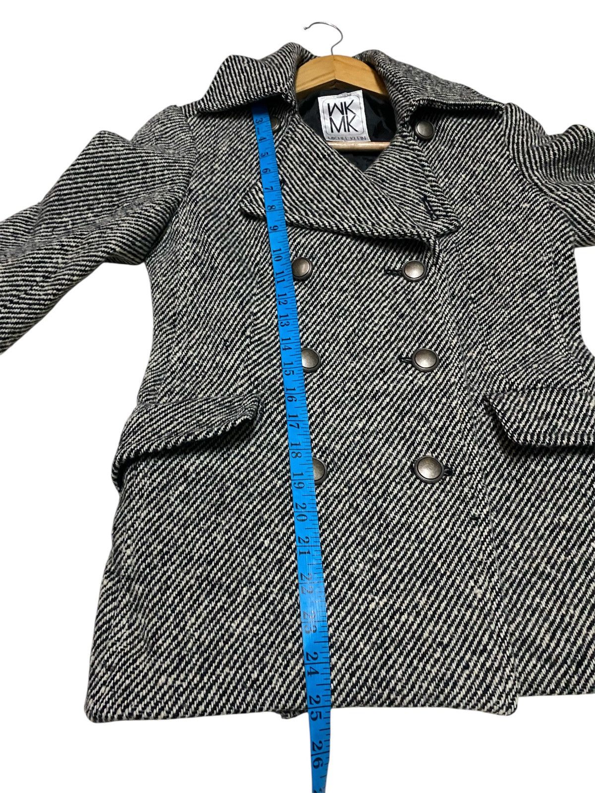 Calvin Klein × Designer × Michel Klein MICHEL KLEIN Wool Women Blazer Size XS / US 0-2 / IT 36-38 - 18 Thumbnail