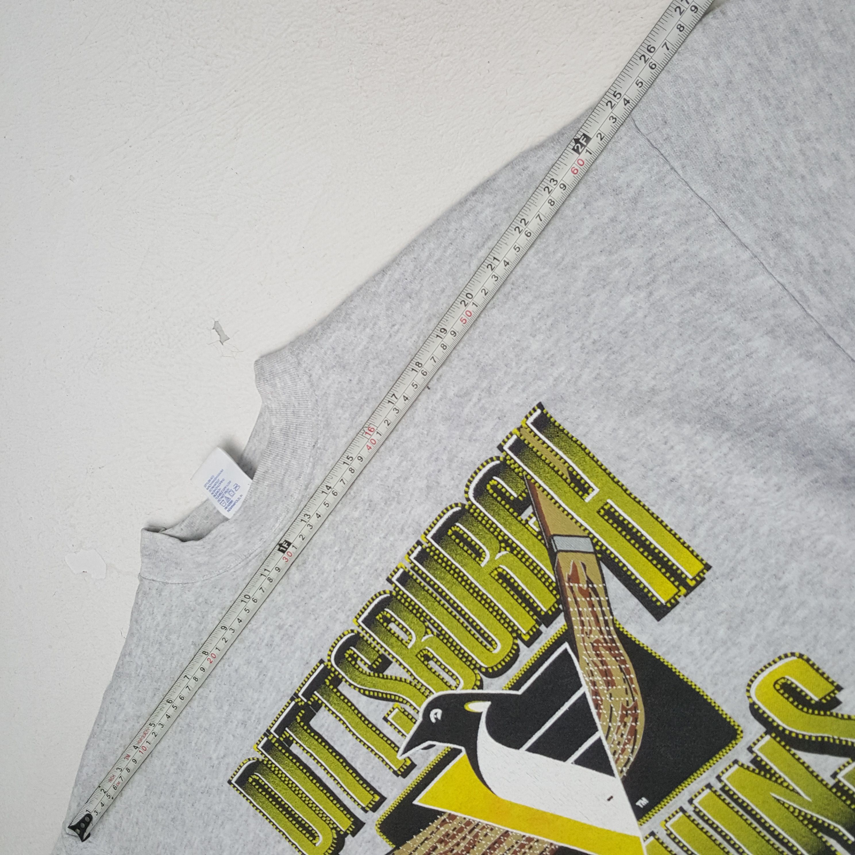 NHL × Vintage Vintage 90's PITTSBURGH PENGUINS NHL Team Swetahisrt Size US L / EU 52-54 / 3 - 4 Thumbnail