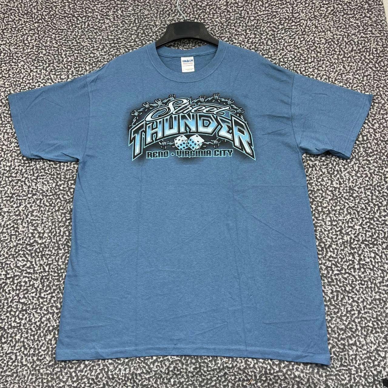 Gildan Vintage Reno Street Thunder Shirt Men L Short Sleeve New Size US L / EU 52-54 / 3 - 2 Thumbnail