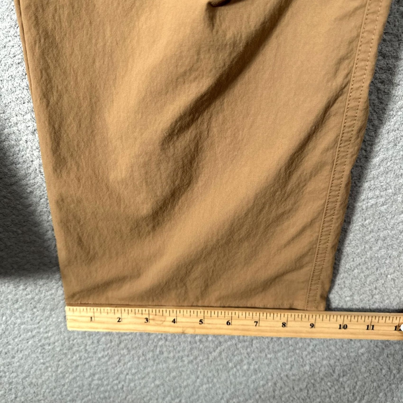 Vintage Duck Camp Drifter Pants Mens 2XL Brown 40x31 Nylon Spandex Polyester Zip Fly Pockets Modern Khakis Size US 39 - 6 Thumbnail
