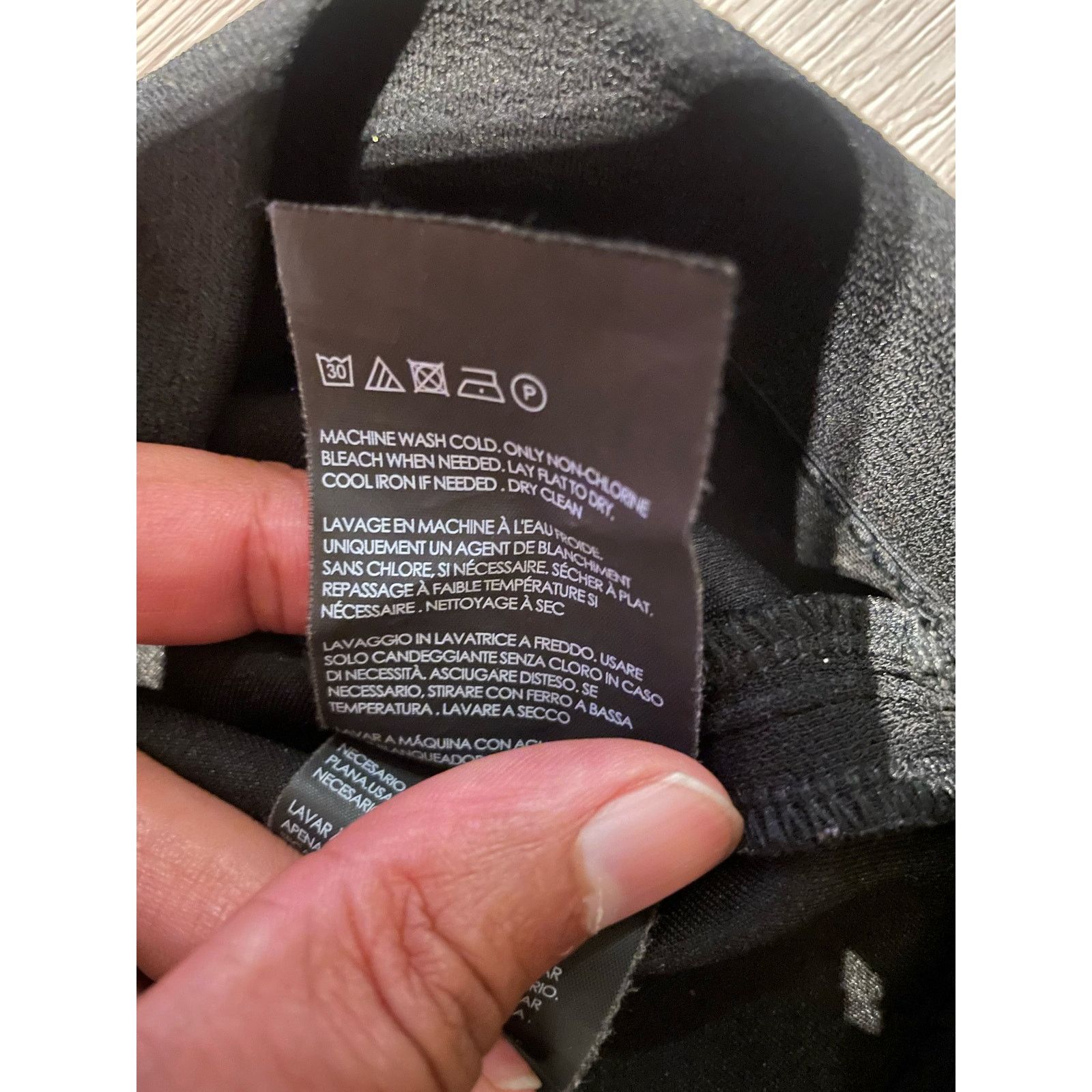 Club Monaco Club Mónaco - Long Sleeve Mock Neck Tricot Top / Black / M Size M / US 6-8 / IT 42-44 - 8 Thumbnail