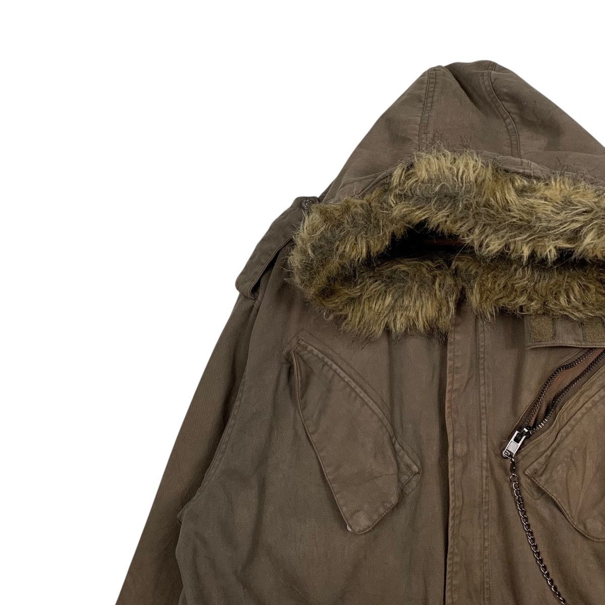 Japanese Brand Japanese Brand R11 Hooded Military Parka Size US XXL / EU 58 / 5 - 6 Thumbnail