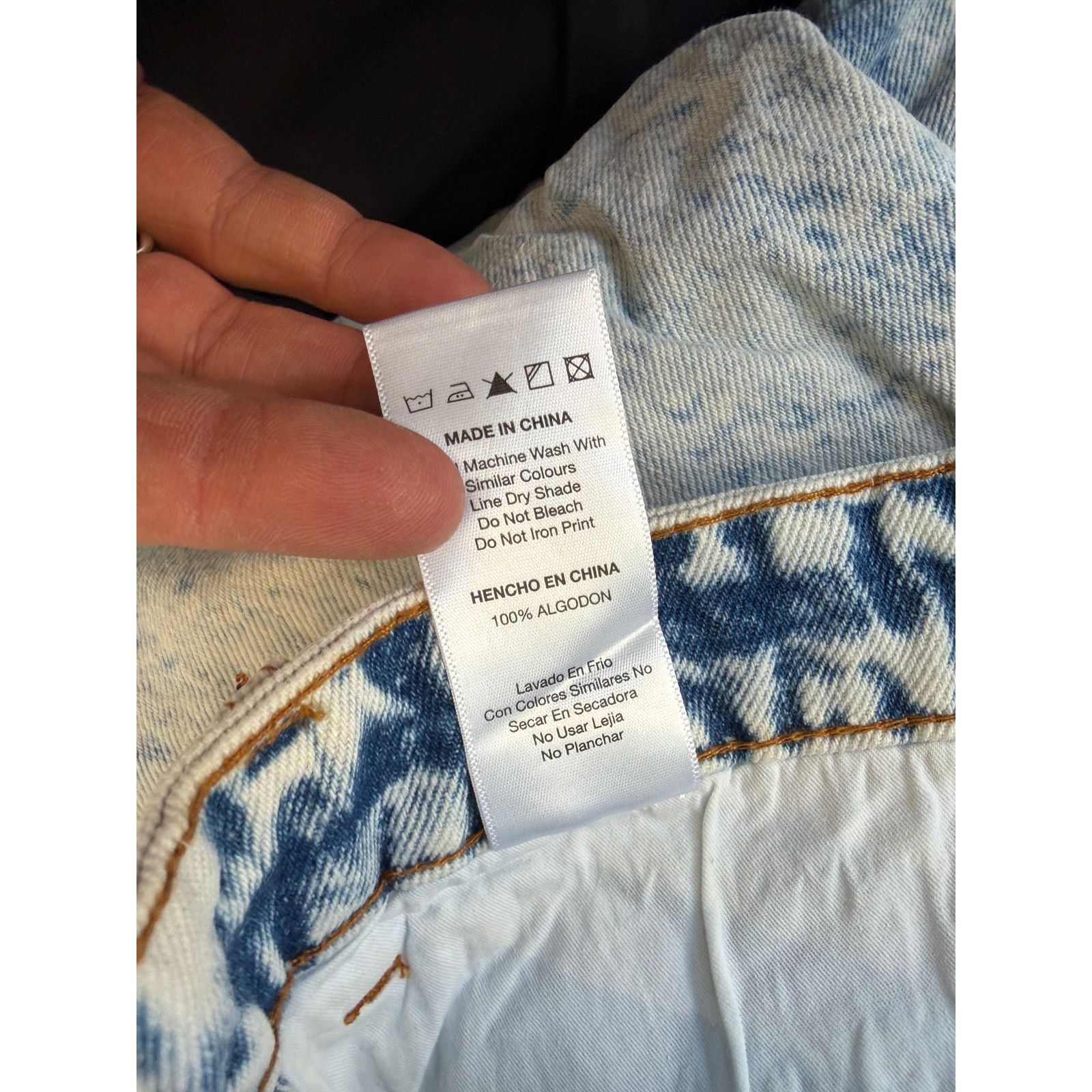 Butter Goods Butter Goods x The Smurfs Harmony Bleach Dyed Denim Pants Size US 38 / EU 54 - 10 Thumbnail