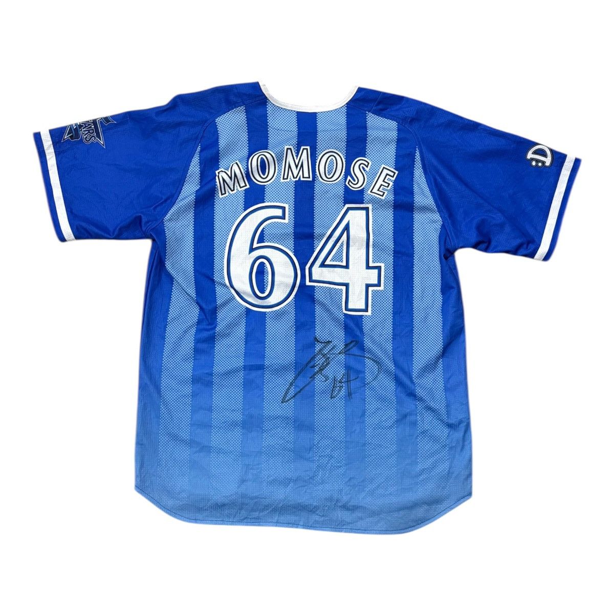 Japanese Brand YOKOHAMA DENA BAYSTARS #64 HIROKI MOMOSE SIGN BASEBALL Size US M / EU 48-50 / 2 - 2 Thumbnail
