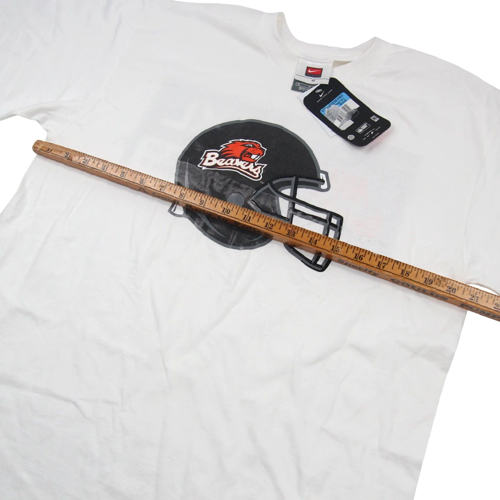 Nike VINTAGE Nike Oregon Beavers Graphic T Shirt Mens M White XS? Size US M / EU 48-50 / 2 - 4 Thumbnail