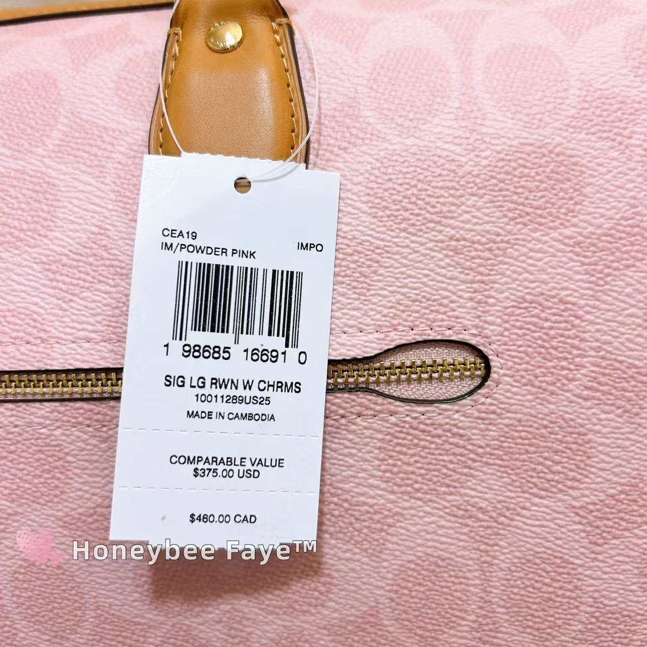 Coach Rowan Large Satchel Bag In Signature Canvas With Charms Size ONE SIZE - 10 Thumbnail