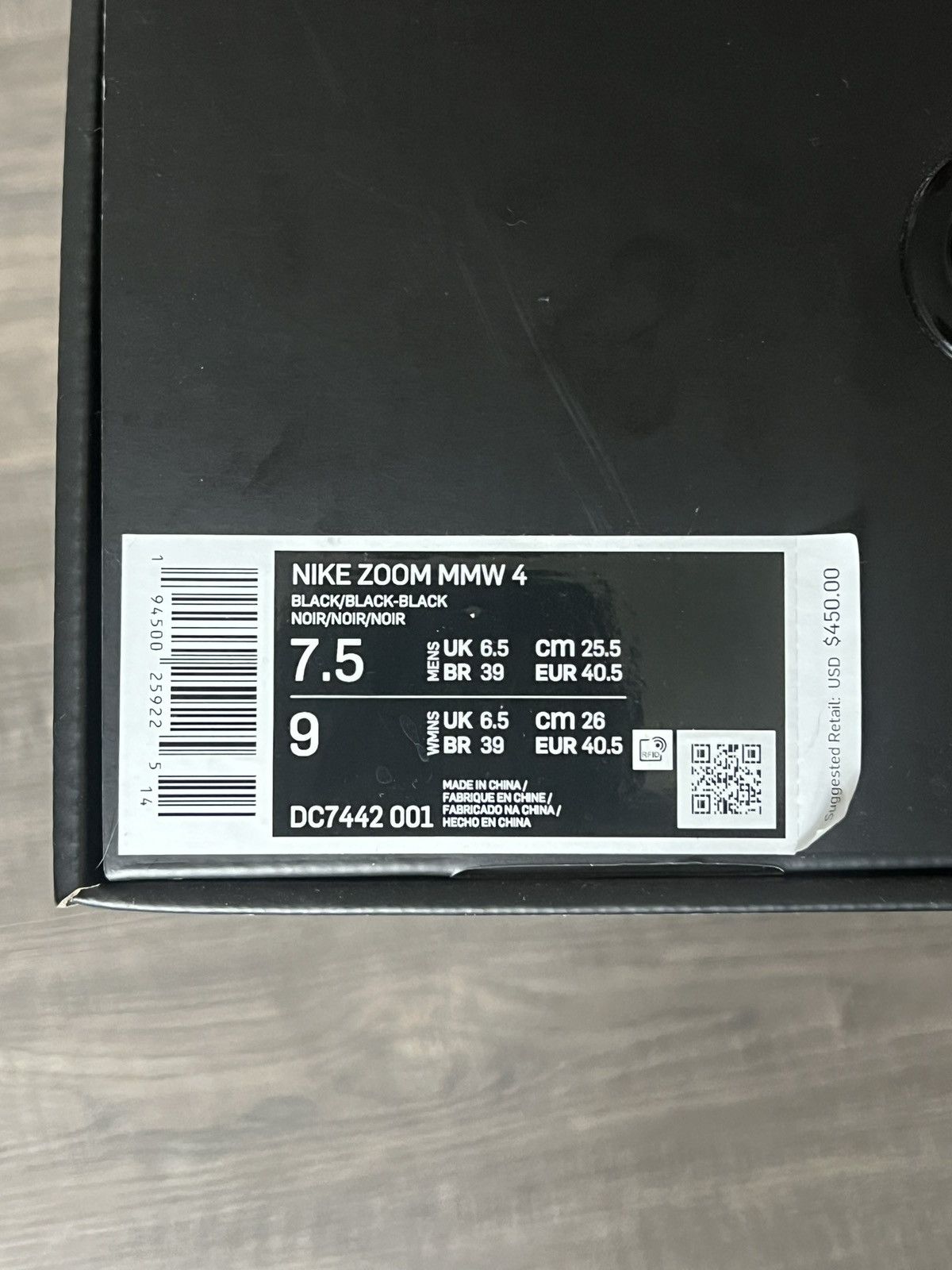 1017 ALYX 9SM × Nike NIKE X MATTHEW WILLIAMS ZOOM MMW4 Size US 7.5 / EU 40-41 - 9 Thumbnail