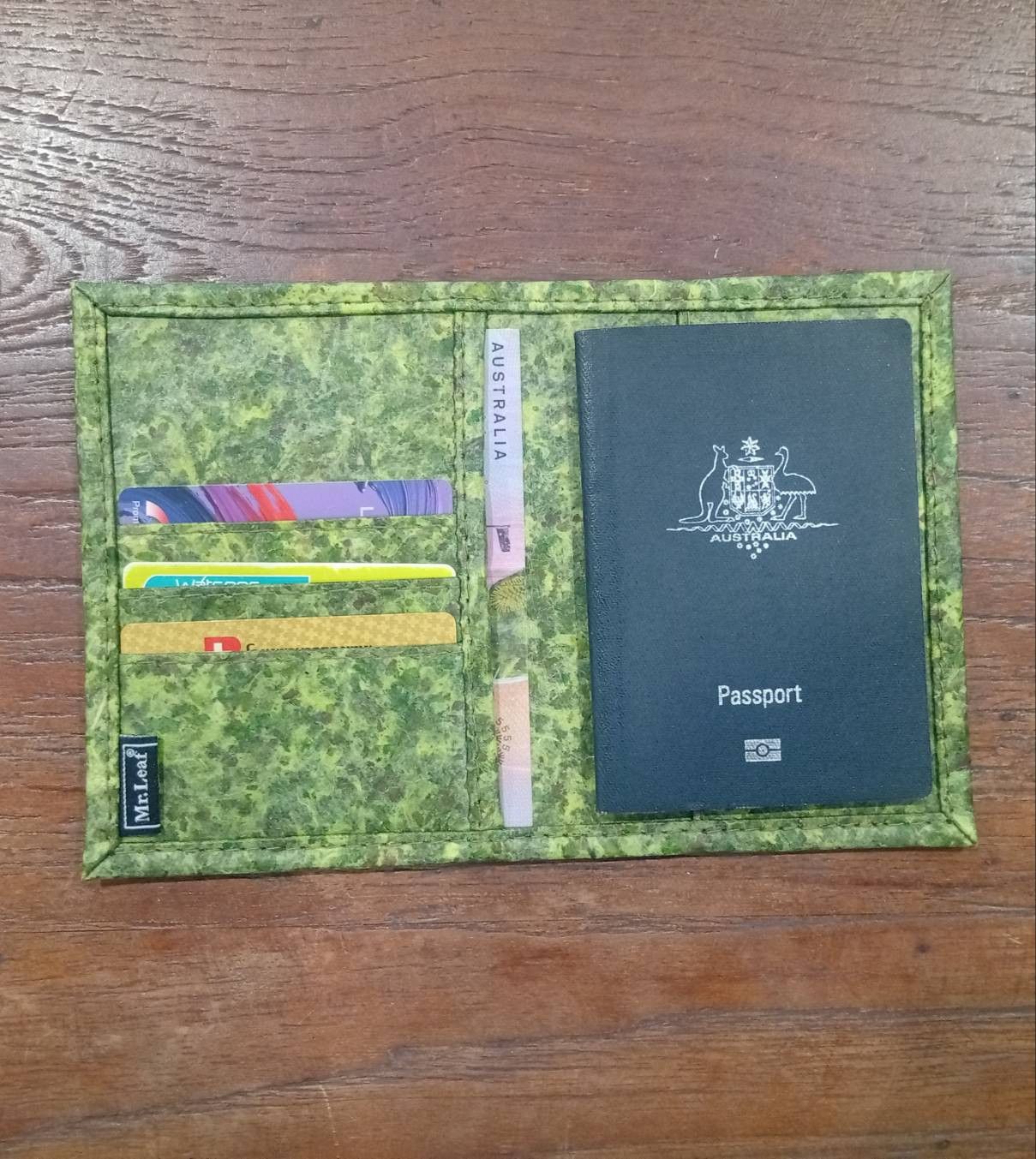 Other TRAVEL PASSPORT FOLDER COFFEE BEAN SKIN LEATHER Size ONE SIZE - 1 Thumbnail
