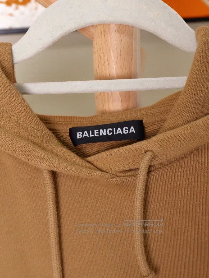 Balenciaga Balenciaga Khaki wheat patterned sweatshirt Size US L / EU 52-54 / 3 - 3 Thumbnail
